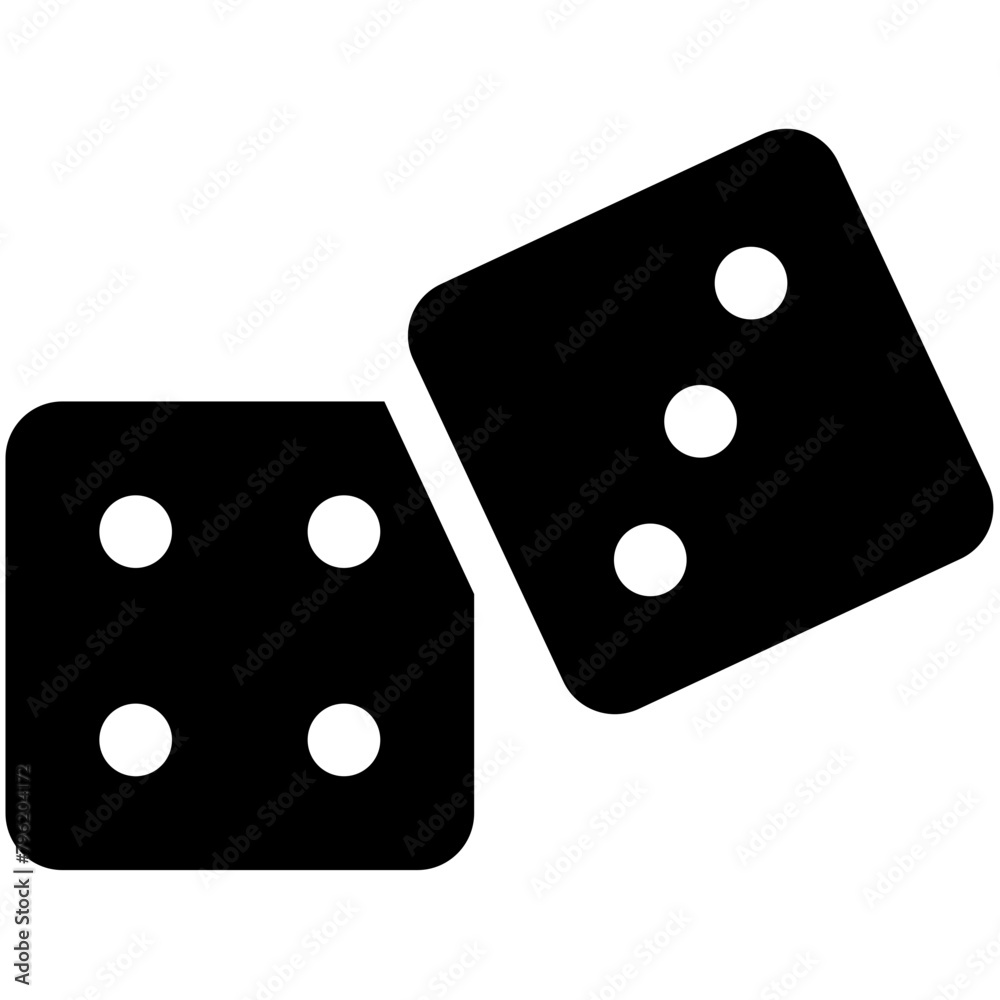 Black Dices And Combinations Icon Pack Black Dices And Combinations Icon Pack