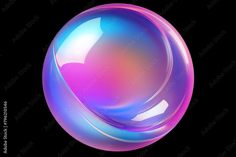 Iridescent Soap Bubble Gradients: Shimmering Spectrum Ecstasy