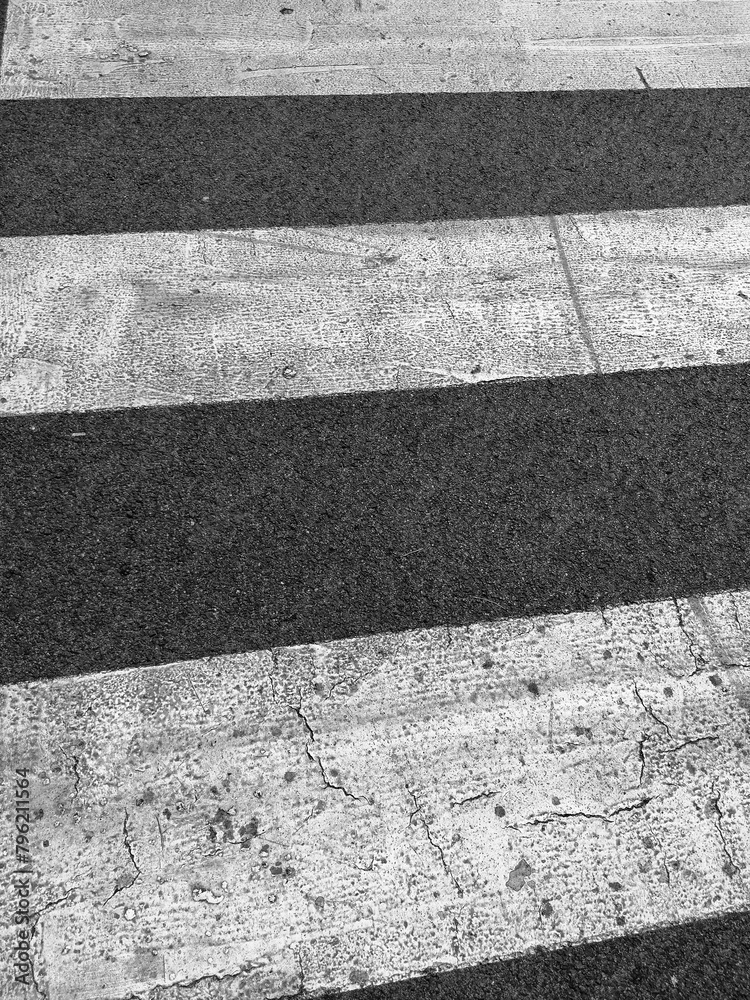 Fototapeta premium Pedestrian crossing of a road crossing