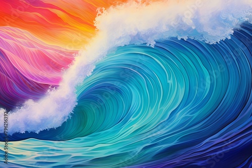 Intense Sea Wave Spectrum: Stormy Ocean Wave Gradients
