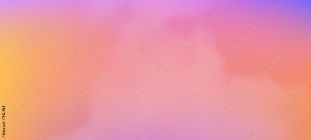 Obraz premium Modern colorful gradient background with clouds