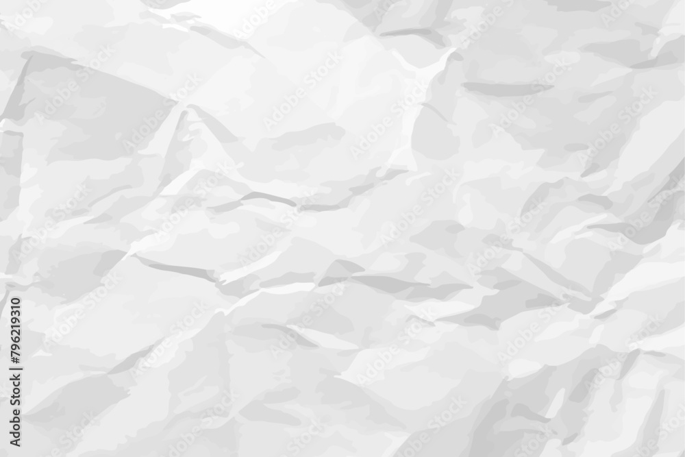 Fototapeta premium White clean crumpled paper