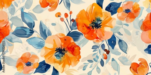 Beautiful vector background with flowers