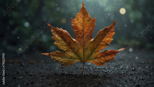 Beautiful maple leaf background 