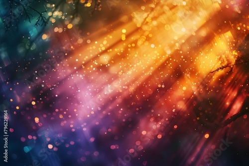 Captivating Cosmic Radiance:A Mesmerizing Fusion of Vivid Colors and Luminous Energy © TEERAWAT