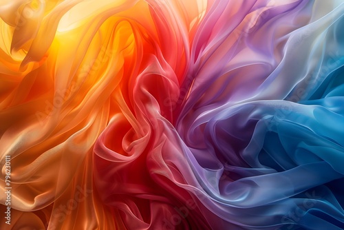 Captivating Visuals of Seamless and Graceful Color Flow