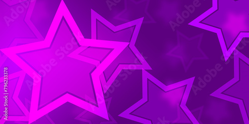 Style technology geometric. Abstract background stars design. Purple futuristic background and blurred with copy space
