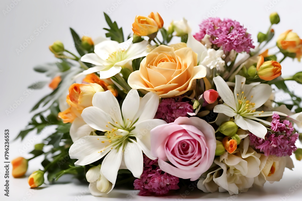Create a vibrant spring scene with a blooming flowers Ai generated. Create a vibrant spring scene with a blooming flowers Ai generated.