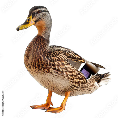 Duck isolated on Transparent Background, without background .PNG photo