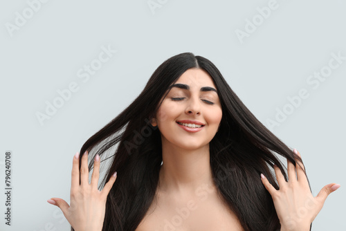 Beautiful young happy woman...