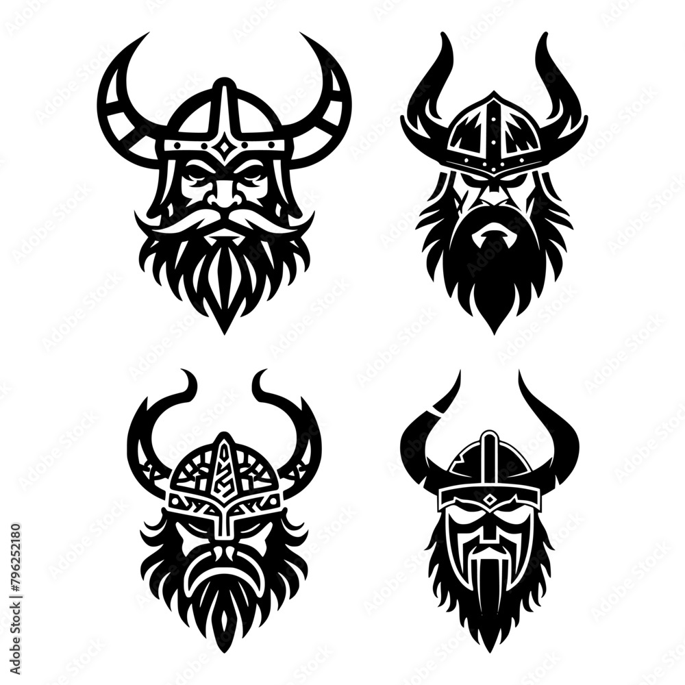 viking mask logo viking mask logo