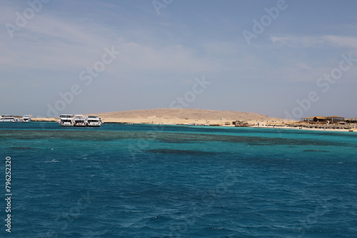 red sea  seascape  skyscape and mountains