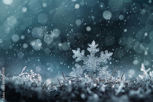 Illustration of snowflakes © wpw