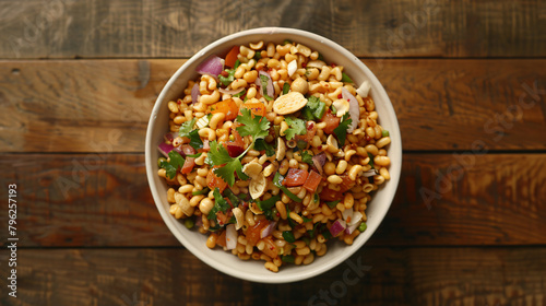 Bhel Puri is a savory snack Chaat