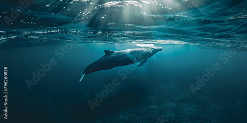 Animali marini: balena. photo