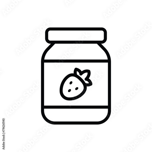jam jar icon vector design template simple and clean