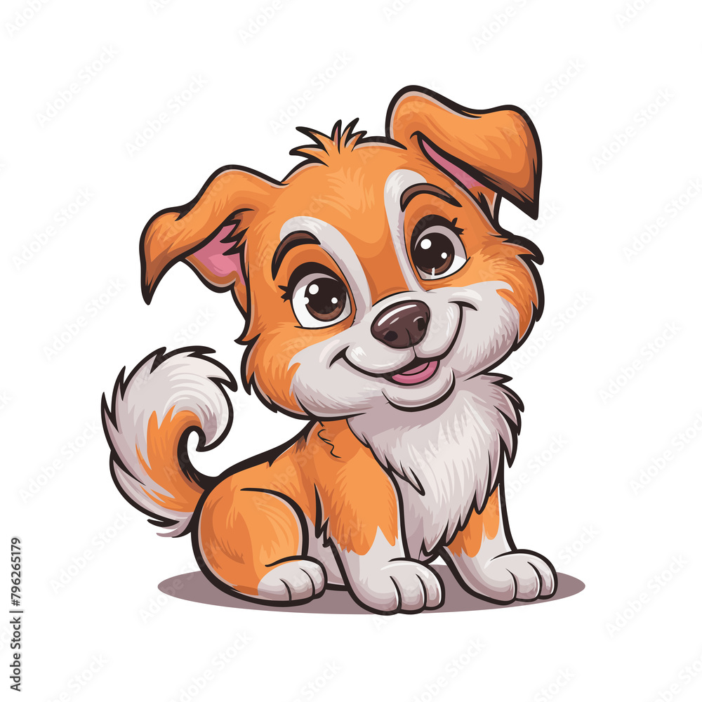 Obraz premium cartoon animal dog
