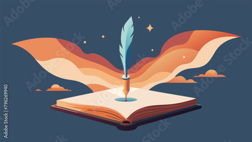 As the ink slowly drips from the tip of the pen a world of magic and wonder unfolds on the page the artists imagination unrestricted and