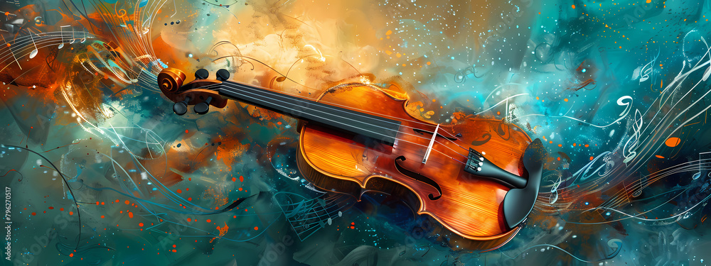 Vibrant Strings: A Symphony of Color and Sound