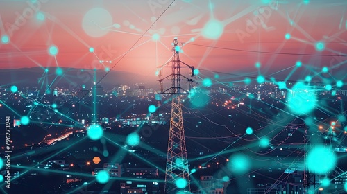Smart grid infrastructure managing electricity distribution