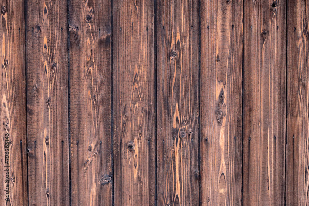 Fototapeta premium Wooden wall texture for background.