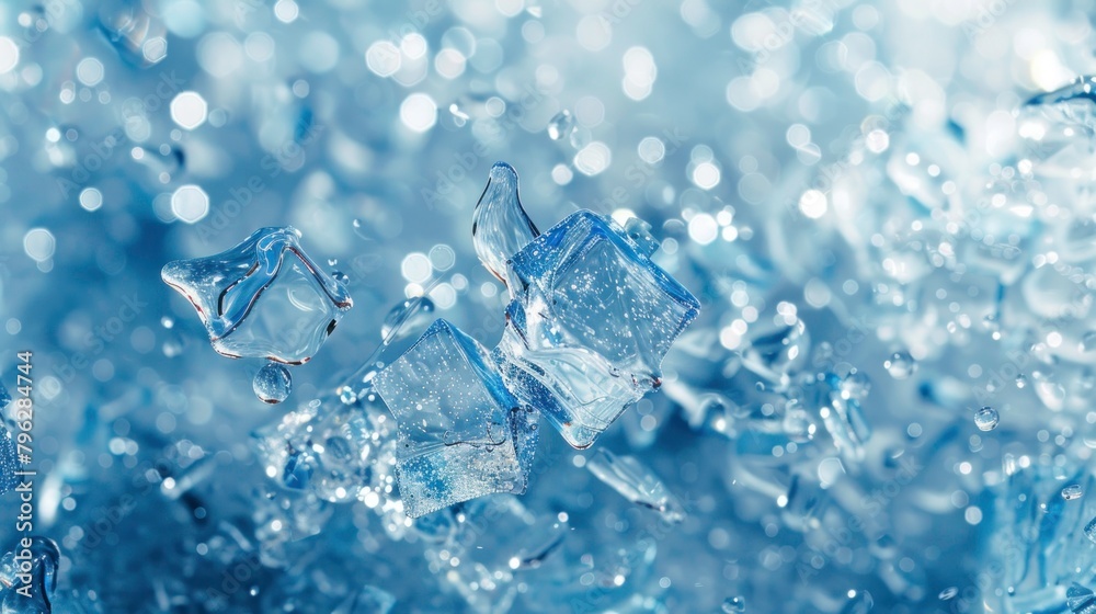 Abstract background sparking block ice Abstract background sparking block ice