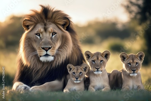 family s background lion white front felino animal big cat carnivore creature danger female fur furry isolated on large lioness mammal predator studio shot walking whisker wild wildlife mother father'