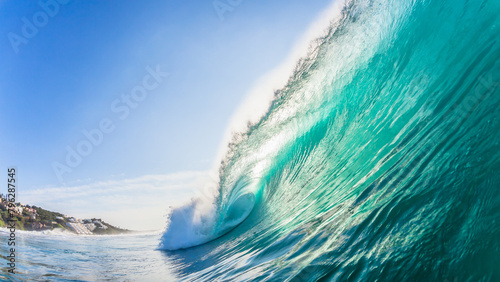 Ocean Wave Swimming Closeup Water Photography