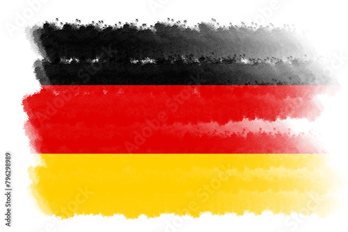 national flag of germany design template transparent, germany flag brush stroke flag png transparent