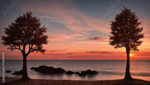 Golden Evening by the Sea © Phuvitt .