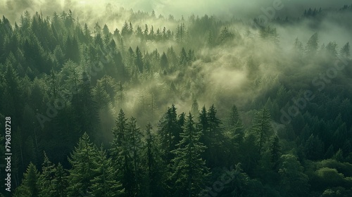 Misty Pines: Secrets of the Evergreen Forest