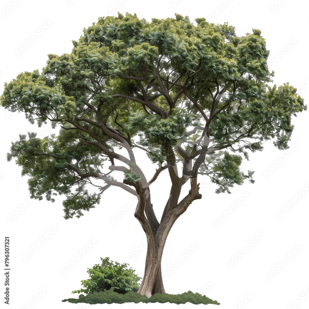 a realistic tree with branches and leaves isolated on transparent background a realistic tree with branches and leaves isolated on transparent background