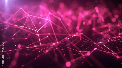 illustration abstract background of network, server