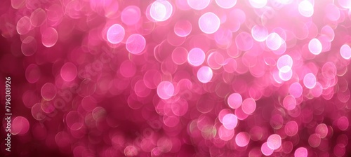 Captivating ethereal pink light bokeh abstraction for mesmerizing background design