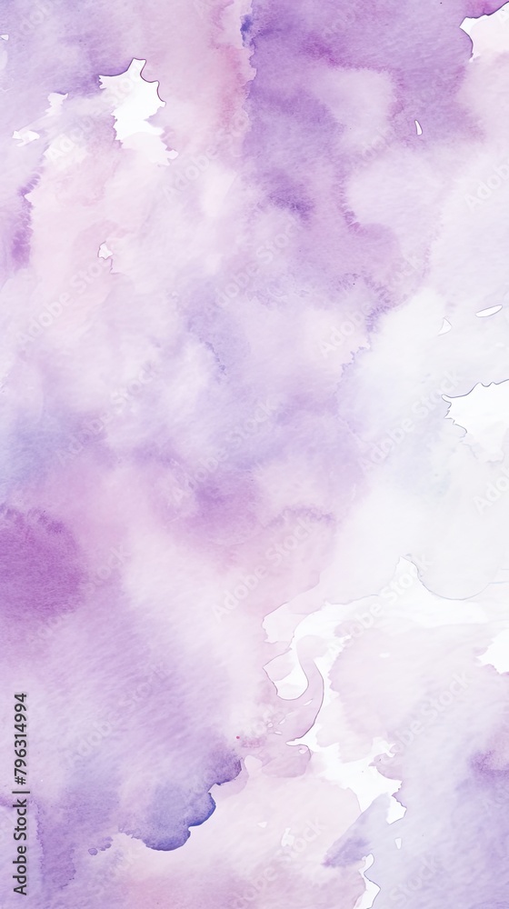 Lavender watercolor background texture soft abstract illustration blank empty with copy space