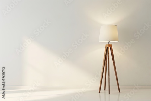 Modern Floor lamp Isolated on white