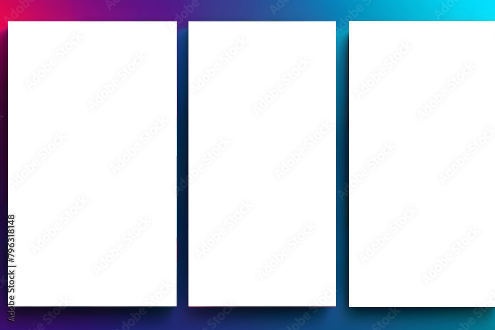 Modern abstract covers set, minimal covers mock-up design. Colourful geometric background mock-up, vector illustration