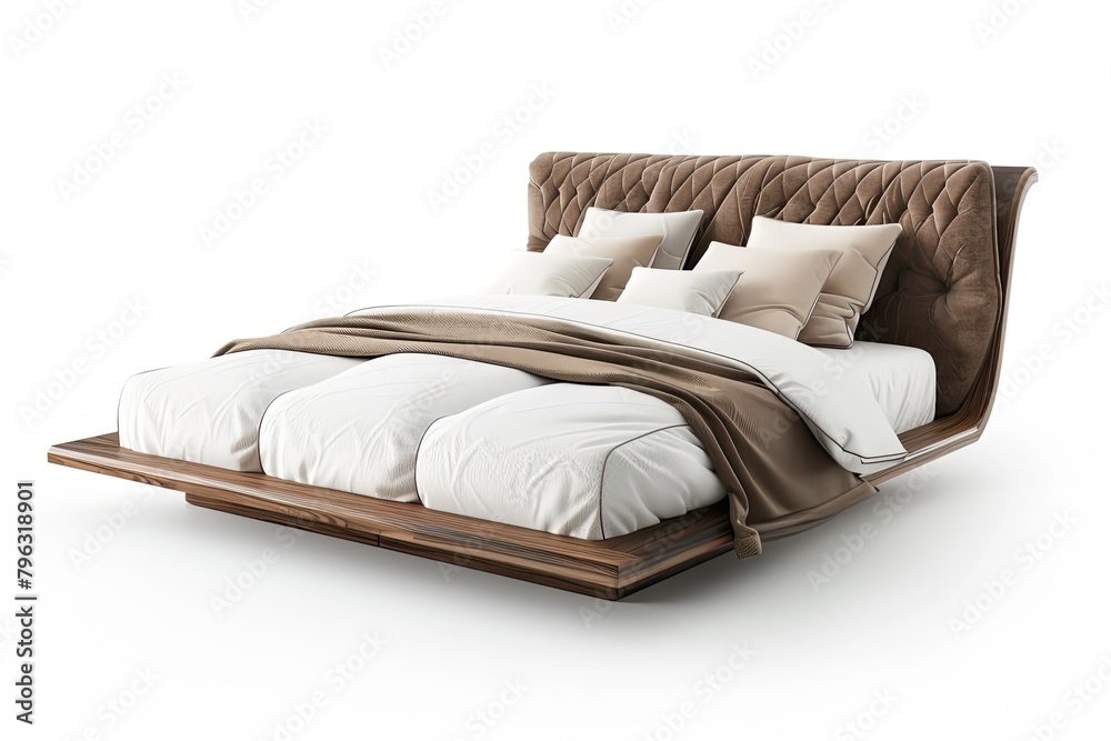 Retro Mattress Isolated on white Retro Mattress Isolated on white
