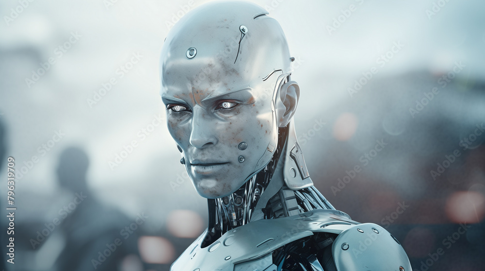 robot cyborg android in the mountains future alien astronaut robot cyborg android in the mountains future alien astronaut