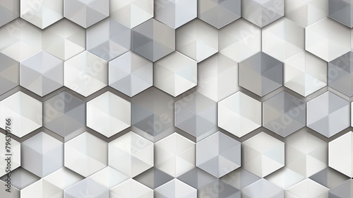 3d wallpaper white background with cubes seamless pattern,
