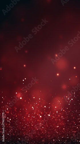Maroon banner dark bokeh particles glitter awards dust gradient abstract background