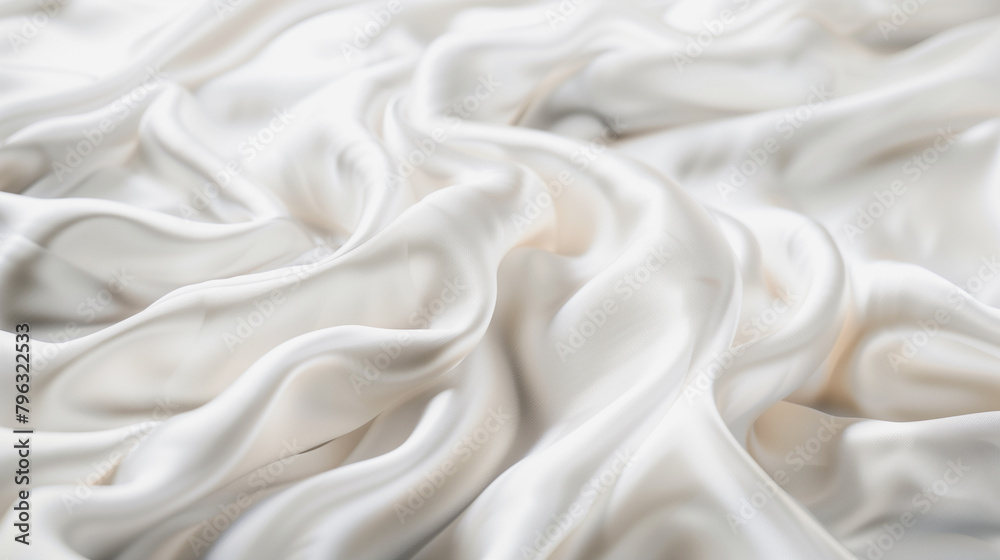 Obraz premium white silk background