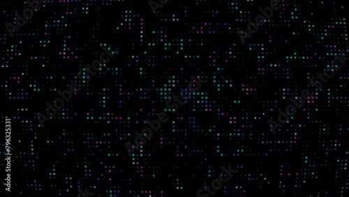 Looping blue and pink dot background