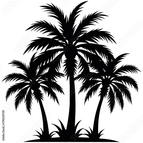 Tropical Palms Tree - Vibrant Nature Icon