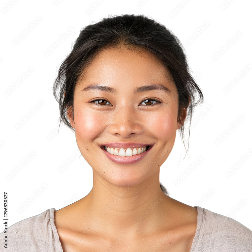portrait of a smiling woman