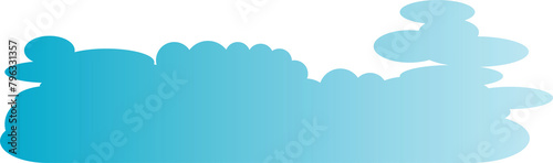 Blue Cloudscape Illustration