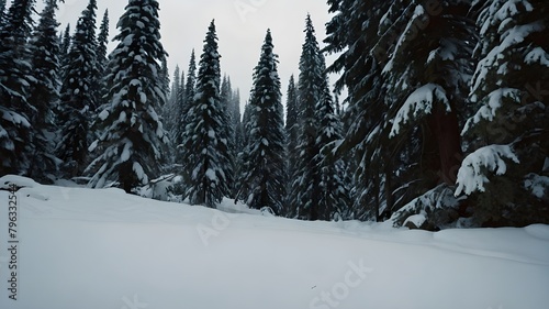 snow covered trees © Sajeel