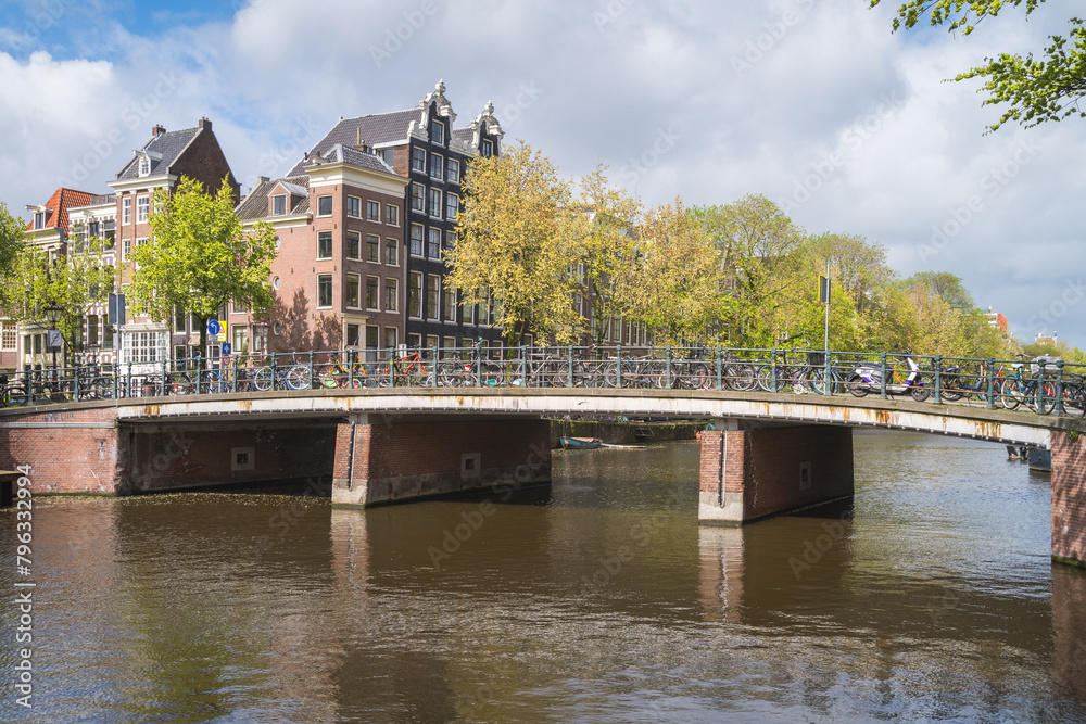Old bridge in the city