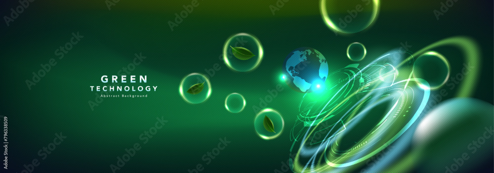 agricultural technology futuristic and innovation background. Young ...