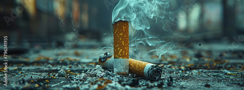 quit smoking poster,generative ai photo